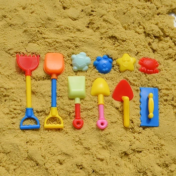 1/12 arba 1/6 Masto Miniatiūriniai Lėlių Paplūdimys Smėlio dugno Gilinimo Žaislai Mini Kastuvas Rake Lėlės Paplūdimio Žaislų Doll House Dekoro Priedai