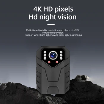 1080P HD Teisėsaugos Diktofonas 2 Colių IPS Jutiklinį Ekraną Naktinio Matymo DV Veiksmų Cam Nešiojami 1800mAh Apsaugos Darbuotojas Susitikimas