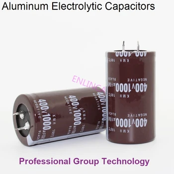 1pcs Geros kokybės 400v1000uf Radial CINKAVIMAS Aliuminio Elektrolitinių Kondensatorių 400v 1000uf Tolerancijos 20% dydžio 35x60MM 20%
