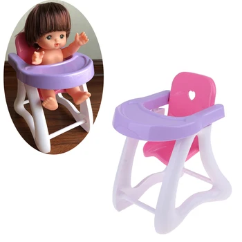 ABS Kūdikių Aukštos Kėdės Valgomojo Kėdė Mellchan Lėlės 8-12inch Atgimsta Lėlės Reikmenys Vaikai žaidžia Namuose Žaislas reikmenys, žaislai