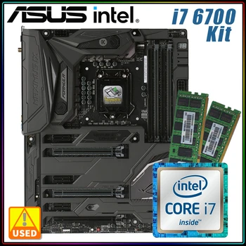 ASUS ROG MAXIMUS IX FORMULĖ su Core I7 6700 CPU ir du DDR4 8GB RAM ASUS Motininę Rinkinys Respublikos Žaidėjų CPU Kit