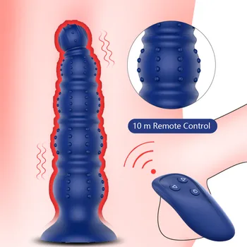 Belaidis Nuotolinio Analinis Dildo Vibratorius Vyrų Prostatos Massager G-taško Stimuliatorius USB Įkrovimo Analinis Kaištis Vibratorius, Sekso žaisliukai Suaugusiems