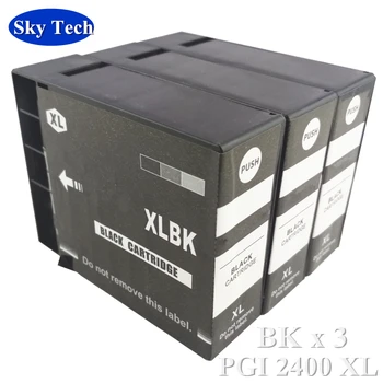 BKx3 Pigmento Suderinama kasetė PGI2400 SGN-2400XL , Tiktų Canon MAXIFY IB4040 MB5040 MB5340 ir t.t