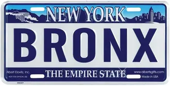 Bronx, New York Licencijos Plokštė