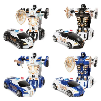 Deformacijos žaislas automobilis berniukas inercinės modelio automobilių sporto vaikai modeliavimas policijos automobilį žaislas susidūrimo deformacijos automobilį