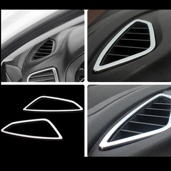 Dėl Mazda 6 Atenza 2013 14 15 16 ABS Plastiko, interjero priekinės oro kondicionavimo angos dangtelį, trims Automobilių Stilius Auto Reikmenys 4pcs