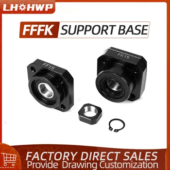 FKFF serijos CNC dalys FK25 (kampinis kontaktinis)/FF25 paramos sėdynė tinka SFU3205/SFU3210 kamuolys varžtą pabaigos laikiklis