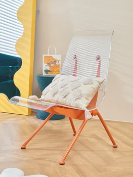GY Šiaurės Skaidrus Sofos Akrilo Atlošas, Kūrybinio Laisvalaikio Kėdė Miegamasis Šviesos Prabanga Vieną vietą Kėdė