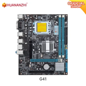 HUANANZHI G41 Plokštės M-ATX Intel 775 771 DDR3 800 1066 1333MHz 8GB SATA2.0 USB2.0 VGA