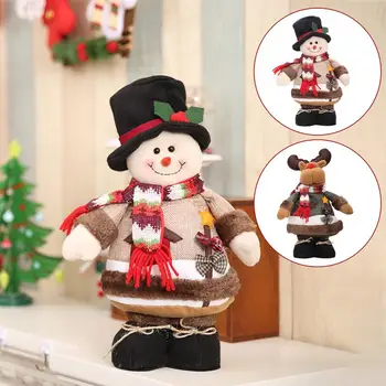 Kalėdų Lėlės Medžio Dekoro Naujųjų Metų 2022 Ornamentu Elnių, Sniego Nuolatinis Lėlės Namų Apdailos Linksmų Christma 2021