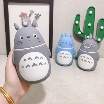 Kawaii Totoro Stiklo Vandens Butelių Mergaitėms Mielas Stiklo Butelis, Puodeliai, Kavos Puodeliai Vaikai Waterbottle Mokyklos Dovana Draugei