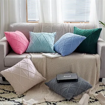 Laimė-elnias Nauji megztiniai Gryna Pagalvėlė Akrilo vilnonių Pagalvių namų sofa-lova tekstilės suaugusiųjų vaikų mylėtojas grožio didmeninė pagalvėlė padengti