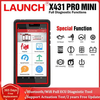 LAUNCH X431 Atnaujinta Pro Mini Auto Pilną Sistemos Diagnostikos Įrankis, Automobilių Wi-fi