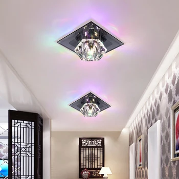NEARCAM modernus minimalistinio kambarį įterptųjų eilėje šviesa koridoriaus šviesos diodų (LED kristalų veranda kūrybos balkonas apšvietimo downlight