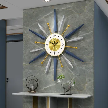Tinklelis apšvietimo prabangių apdailos sieninis laikrodis kambarį sieninis laikrodis namų kūrybos modernus minimalistinio sieninis laikrodis sieninis žiūrėti