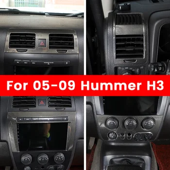 Už 05-09 Hummer H3 centrinės kontrolės oro išleidimo kadrų/CD rėmas dekoratyvinis rėmelis/centrinė kontrolė garso valdymo skydelio rėmas