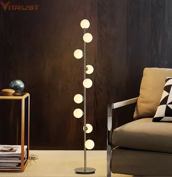 Vitrust Šiaurės Grindų Lempos, LED nuolatinis Lambader Lentelė Stiklo kambarį Sėdi Miegamasis lampara de pyragas moderno lamparas de pyragas