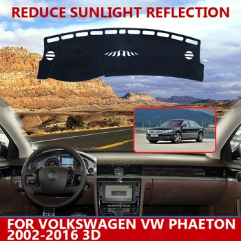 Volkswagen VW Phaeton 2002-2016 3D dešinė Kairė Ranka, Ratai Geros Poliesterio Medžiagos Stabdžių Šviesos Automobilio prietaisų Skydelio Dangtelį Kilimėlis