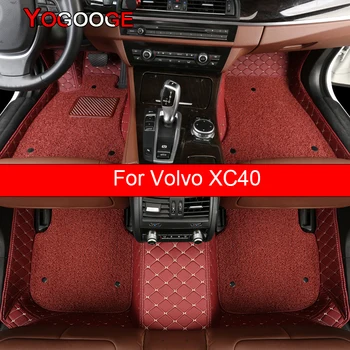 YOGOOGE Automobilių Kilimėliai Volvo XC40 Koja Coche Reikmenys, Auto Kilimai